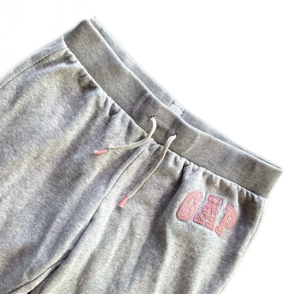 Gap Girls Grey Logo Sweatpants Joggers Size 10 - Picture 3 of 6